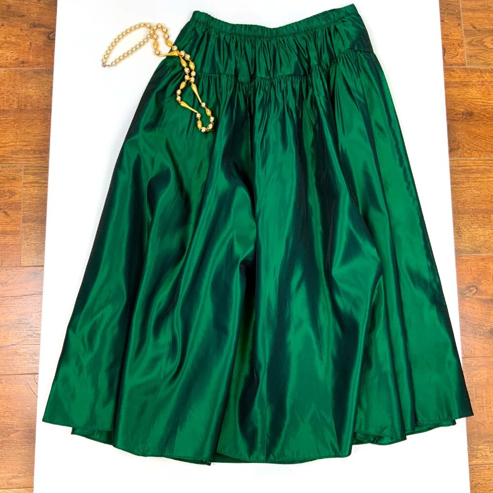 Elegant Green Women's Skirt - Picture 13 of 16